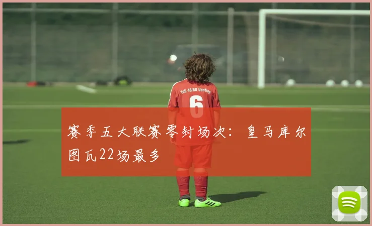 赛季五大联赛零封场次：皇马库尔图瓦22场最多